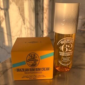 DUO: Sol de Janeiro Brazilian Bum Bum Cream (8 fl oz) and Cheirosa Mist (8 oz)